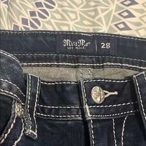 Miss Me Dark Blue Denim Jeans